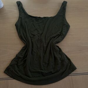 Carly Jean Los Angeles Deep Green Tank Top